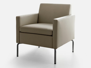 SOCRATE - Upholstered armchair with armrests by La Cividina - view 2